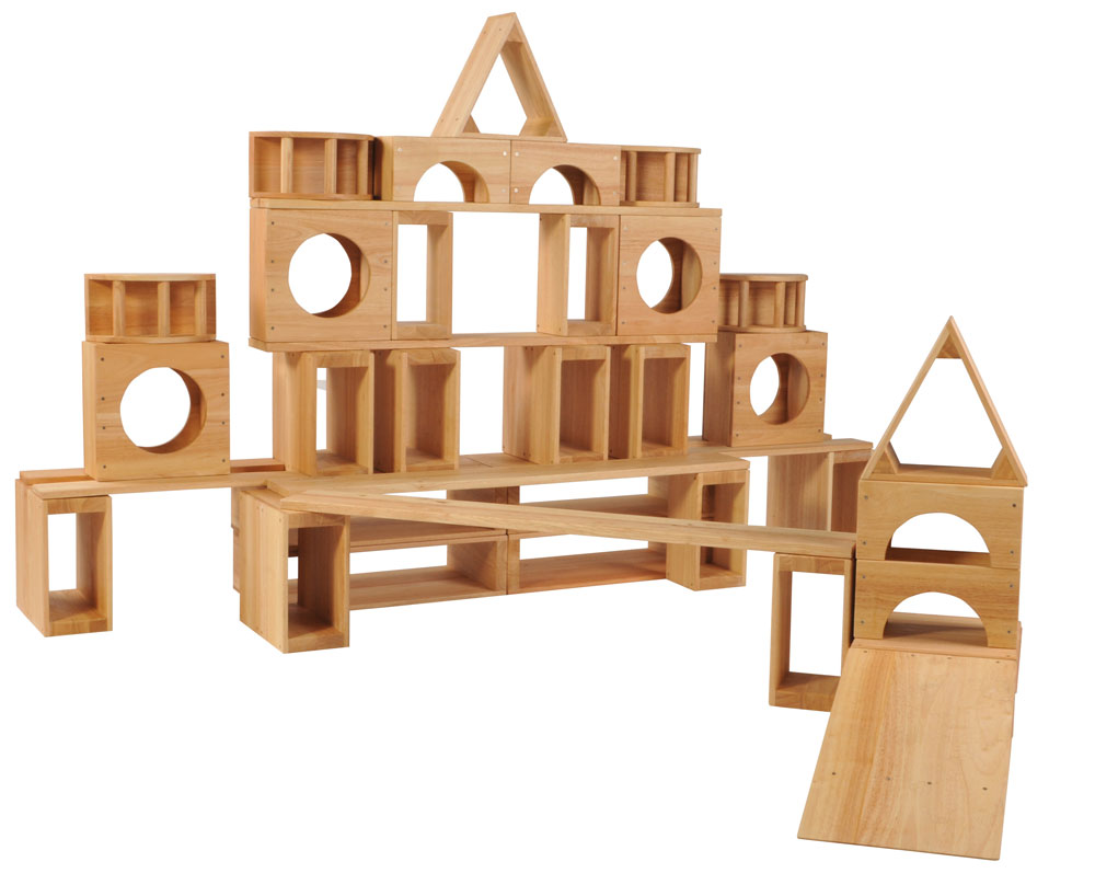 Cicada Giant Wooden Hollow Building Block Sets