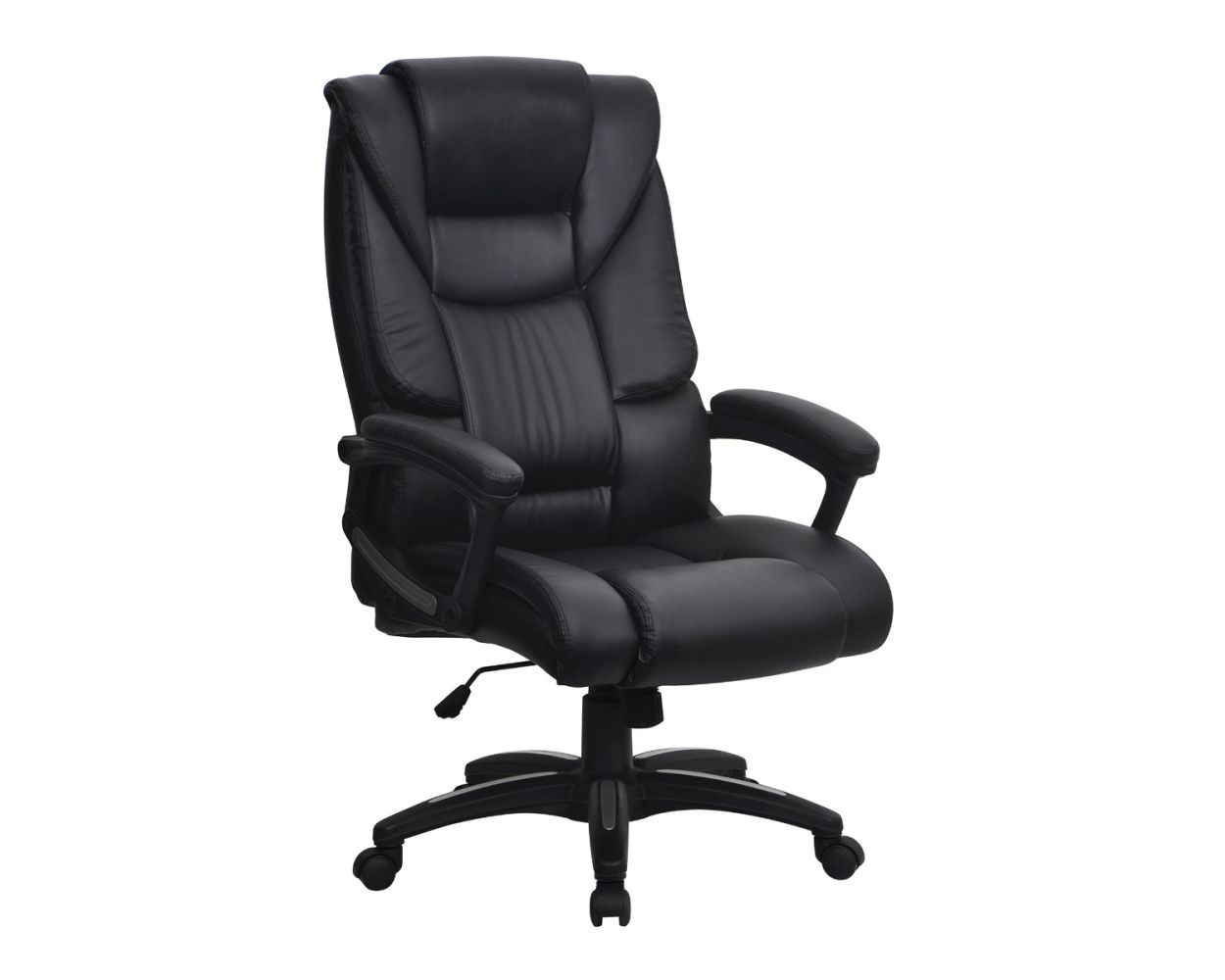 titan office high back leather effect executive chair