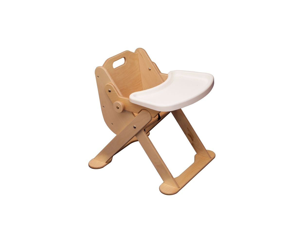 Low Wooden Nursery Feeding High Chair