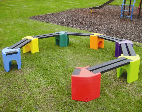 Theme Bins Outdoor Recycled Plastic Seating Learning Curve 