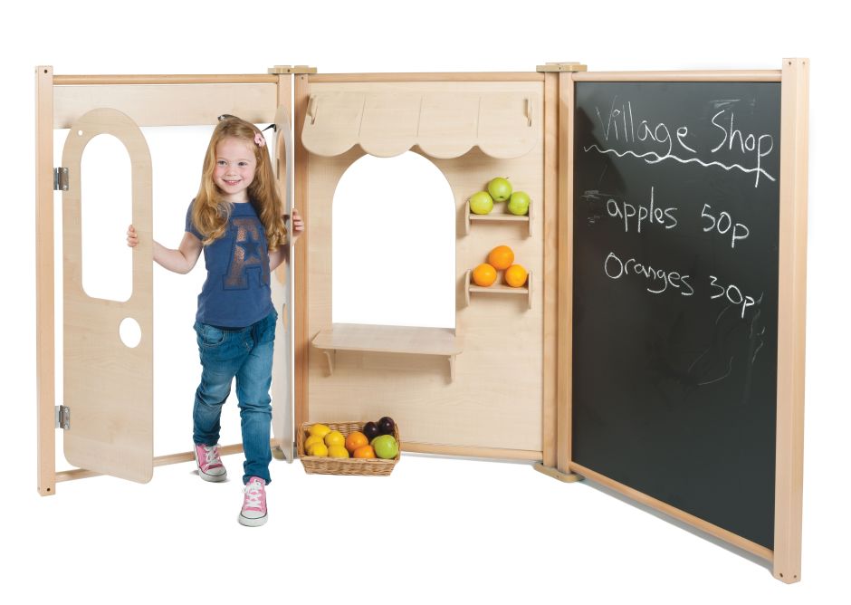 Millhouse PlayScapes Maple Role Play Panel - Shop Set 