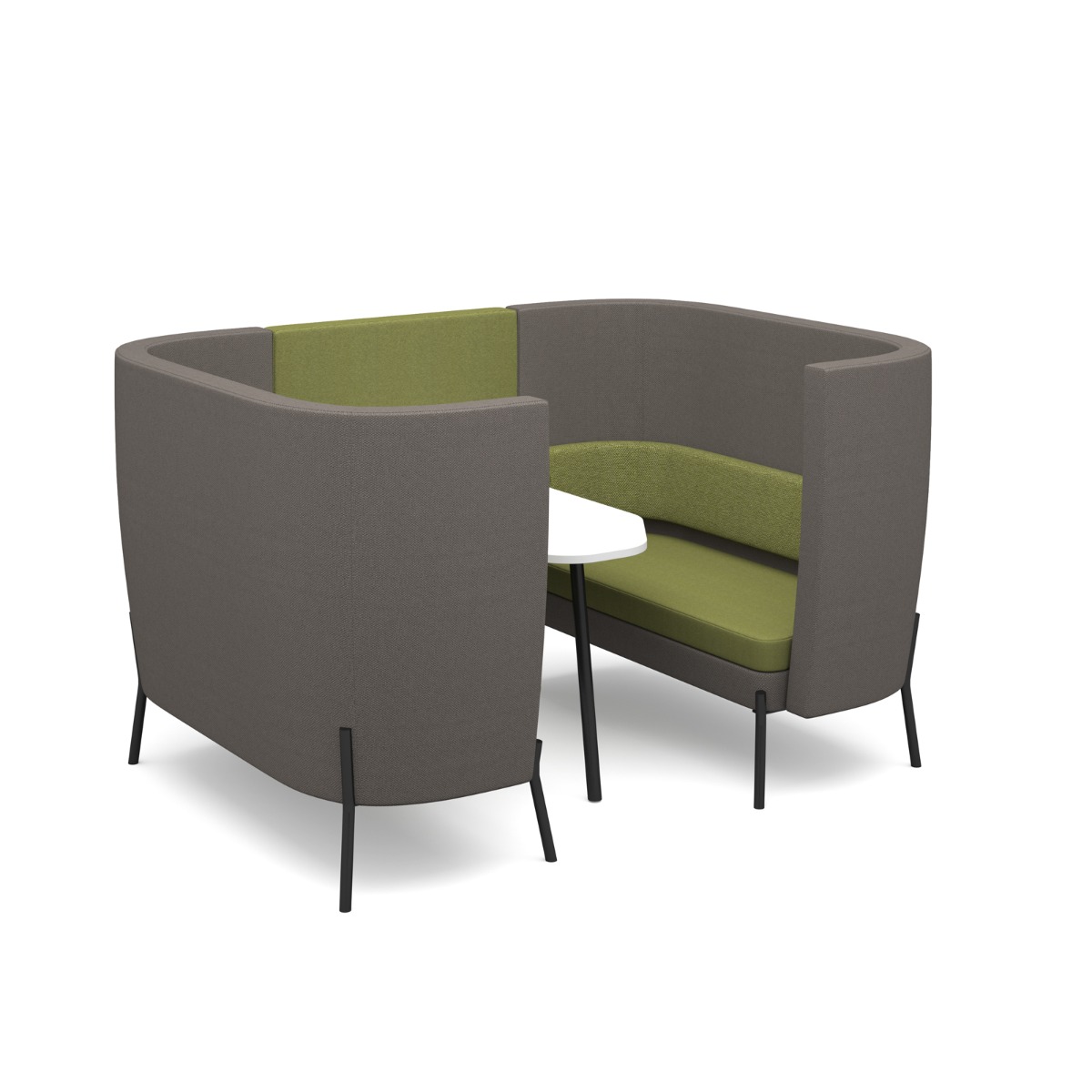 Dams Tilly 4 Seater High Back Breakout Meeting Pod with Table 